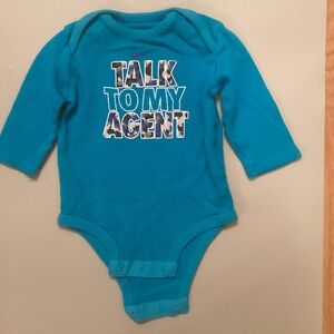 Nike “Talk to My Agent” bodysuit (3-6 mo.)